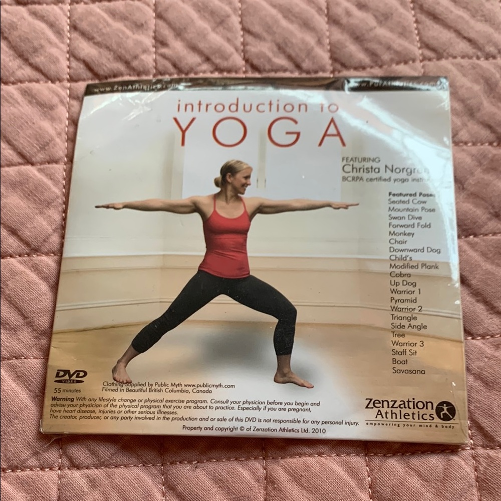 Zenzation Athletics - Introduction to Yoga DVD by Christa Norgren